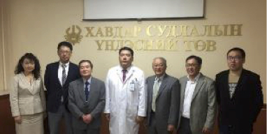 The President of Toranomon Hospital Pays Courtesy Calls on JCMT-related Organizations in Mongolia